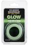 Rock Solid The Big O Glow In The Dark Silicone Cock Ring - Green/black
